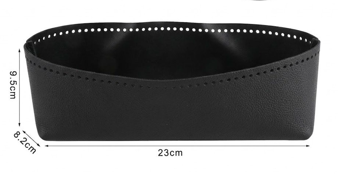 Hard Bottom for Bag 23 cm with Holes – Structured Faux Leather Base (Various Colors)