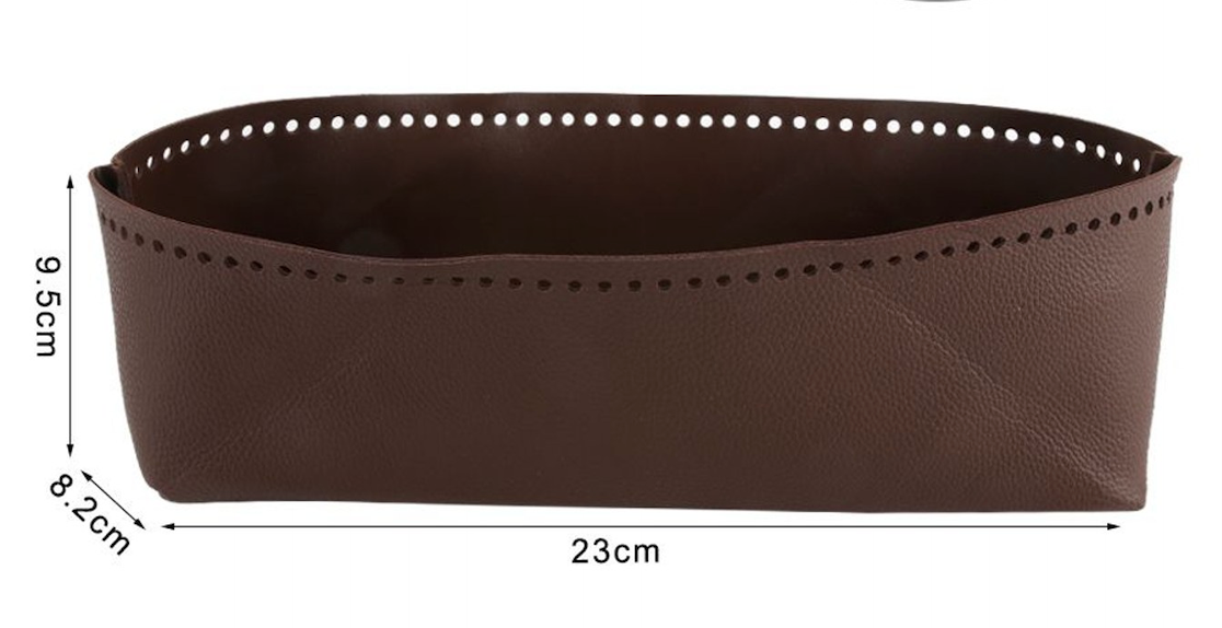 Hard Bottom for Bag 23 cm with Holes – Structured Faux Leather Base (Various Colors)