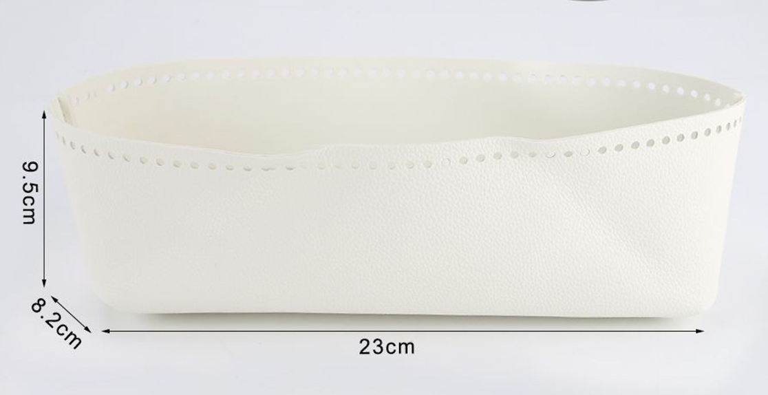 Hard Bottom for Bag 23 cm with Holes – Structured Faux Leather Base (Various Colors)