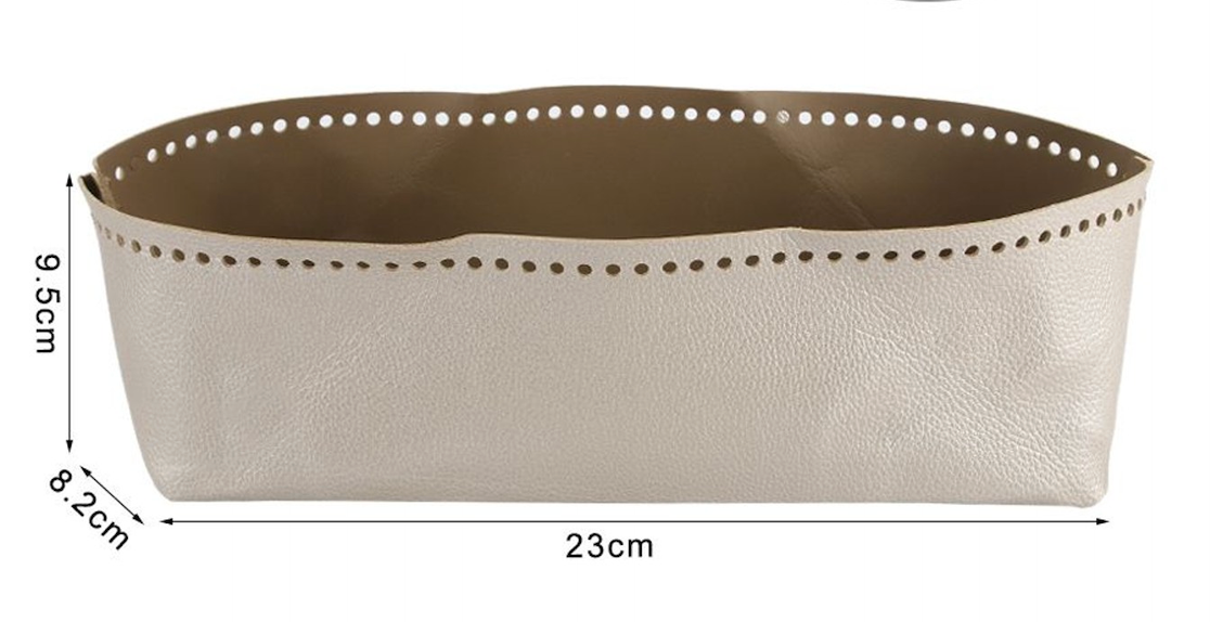 Hard Bottom for Bag 23 cm with Holes – Structured Faux Leather Base (Various Colors)