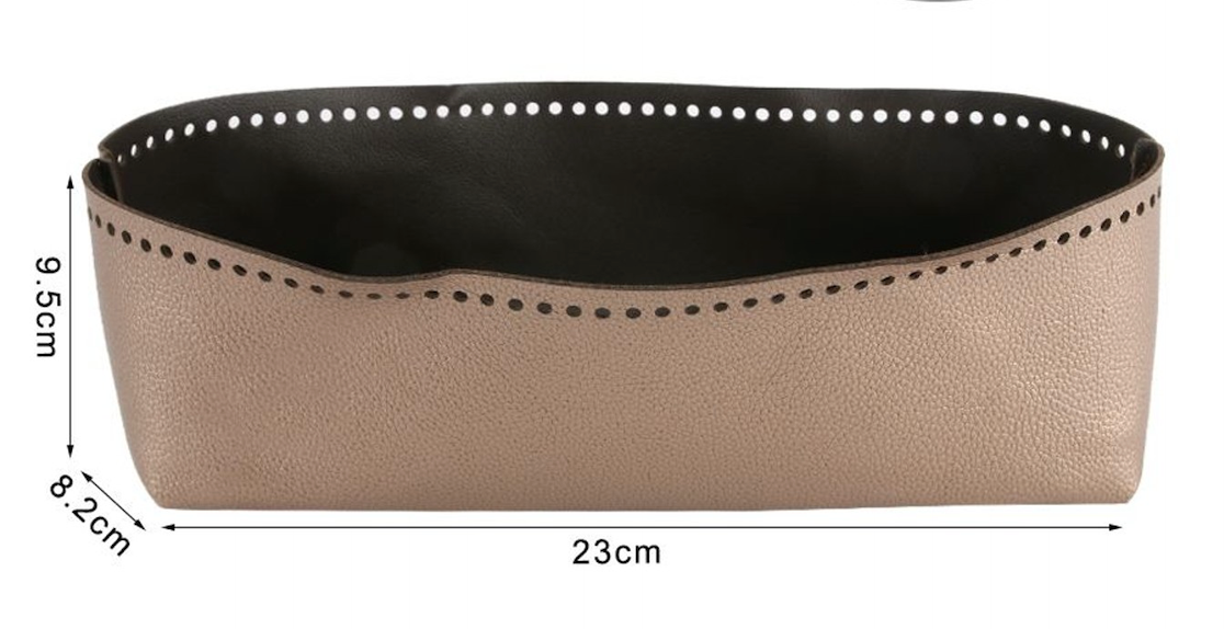 Hard Bottom for Bag 23 cm with Holes – Structured Faux Leather Base (Various Colors)