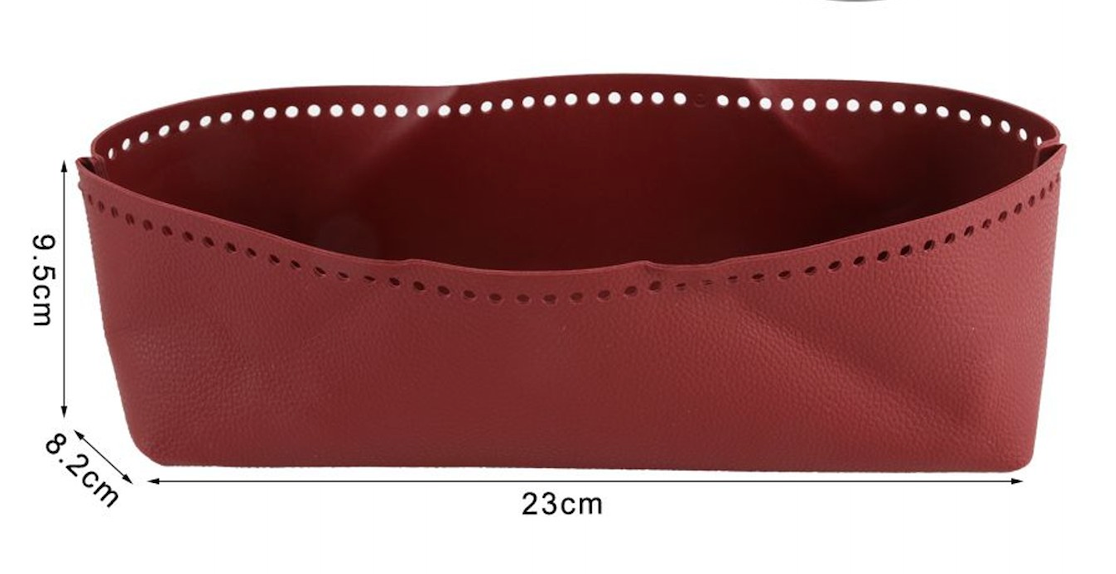 Hard Bottom for Bag 23 cm with Holes – Structured Faux Leather Base (Various Colors)