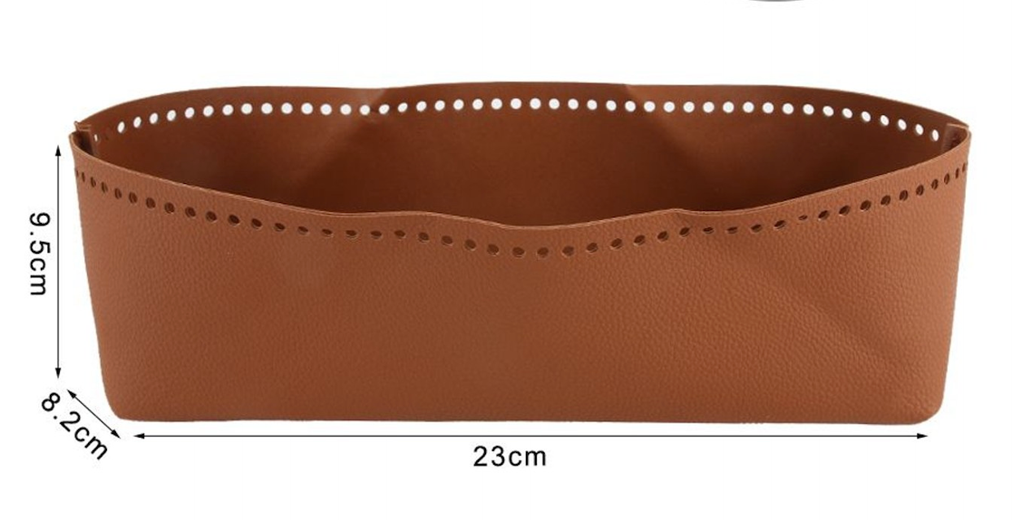 Hard Bottom for Bag 23 cm with Holes – Structured Faux Leather Base (Various Colors)