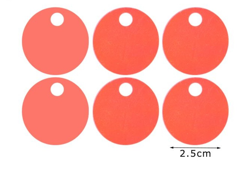 Paillettes  Rotonde 2,5 cm  15GR con foro 5mm
