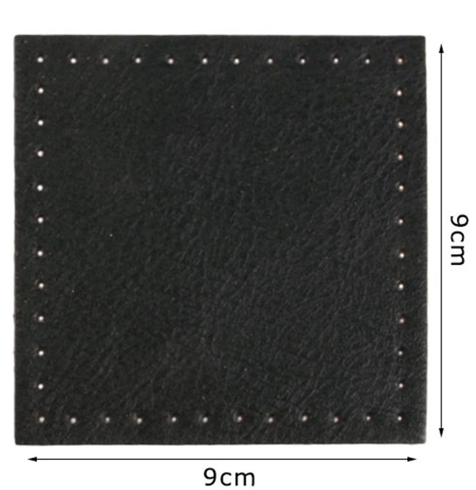 Fondo per Borse 9x9 cm Base in Ecopelle 2pz
