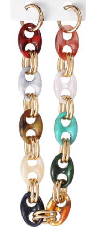 Catena per Borsa in Resina 40 cm con Anelli Oro 844776