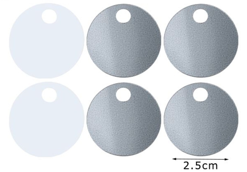Paillettes  Rotonde 2,5 cm  15GR con foro 5mm