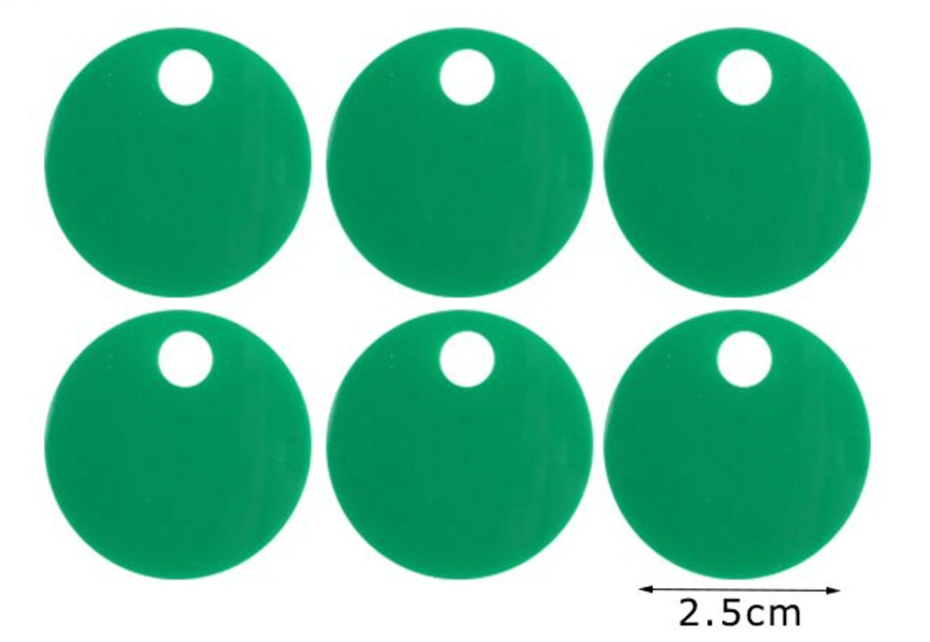 Paillettes  Rotonde 2,5 cm  15GR con foro 5mm