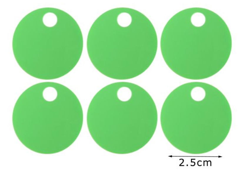 Paillettes  Rotonde 2,5 cm  15GR con foro 5mm