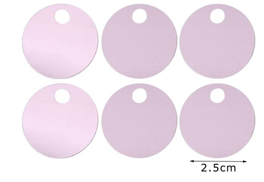 Paillettes  Rotonde 2,5 cm  15GR con foro 5mm