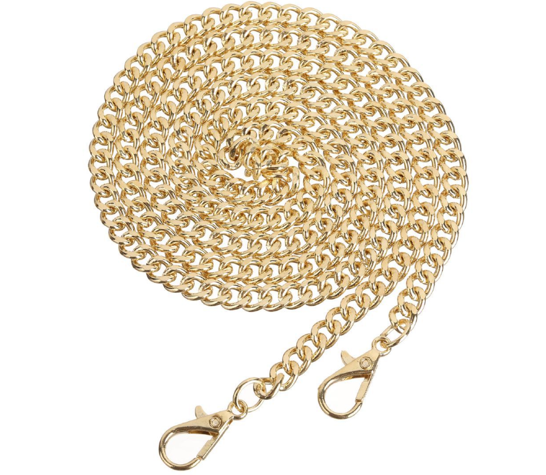 Catena per Borsa in Metallo 120 cm – Tracolla Elegante per Borse Handmade in Diverse Varianti