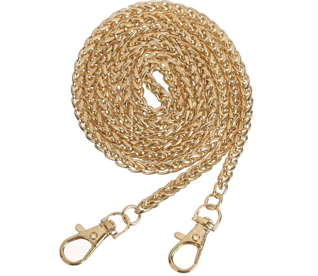 Catena per Borsa in Metallo 120 cm – Tracolla Elegante per Borse Handmade in Diverse Varianti