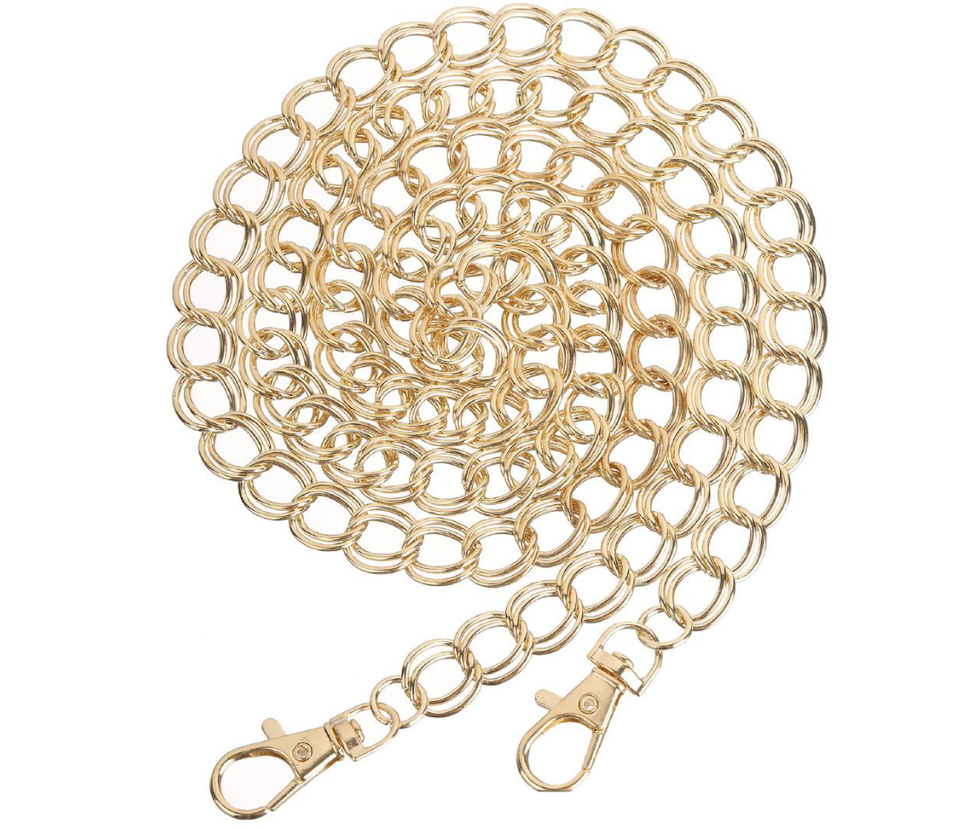 Catena per Borsa in Metallo 120 cm – Tracolla Elegante per Borse Handmade in Diverse Varianti