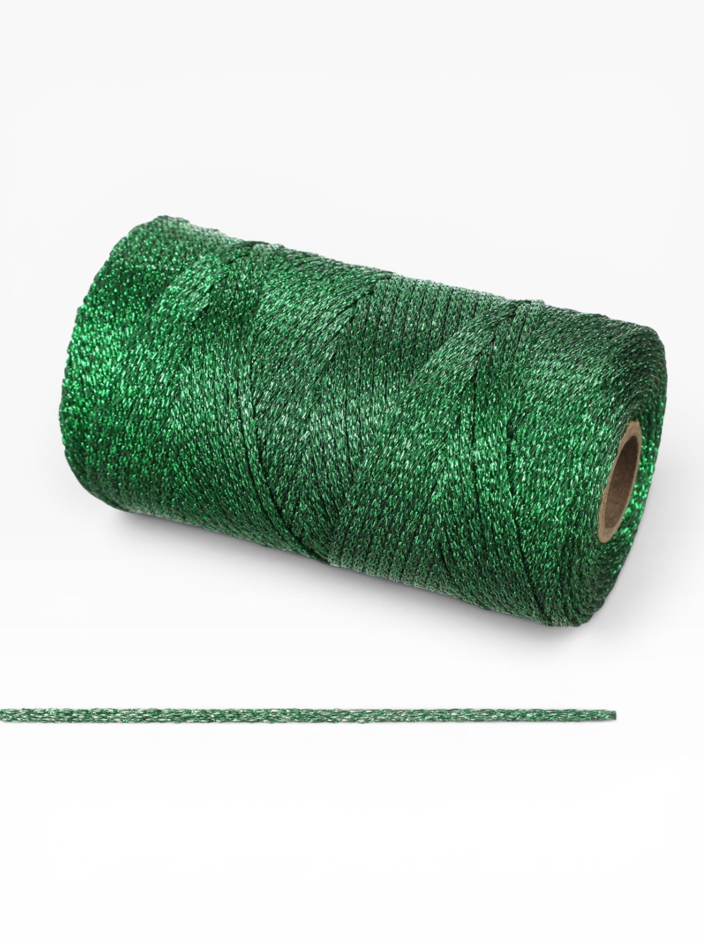 Cordino Lurex Brillante 3mm 200g – Filato Metallizzato 240m per Borse, Accessori e Progetti Handmade