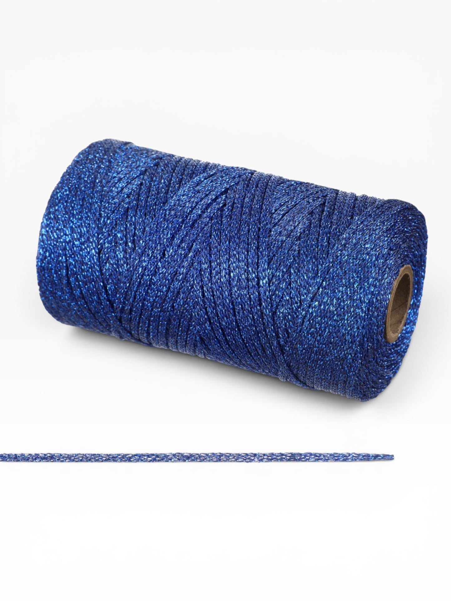 Cordino Lurex Brillante 3mm 200g – Filato Metallizzato 240m per Borse, Accessori e Progetti Handmade