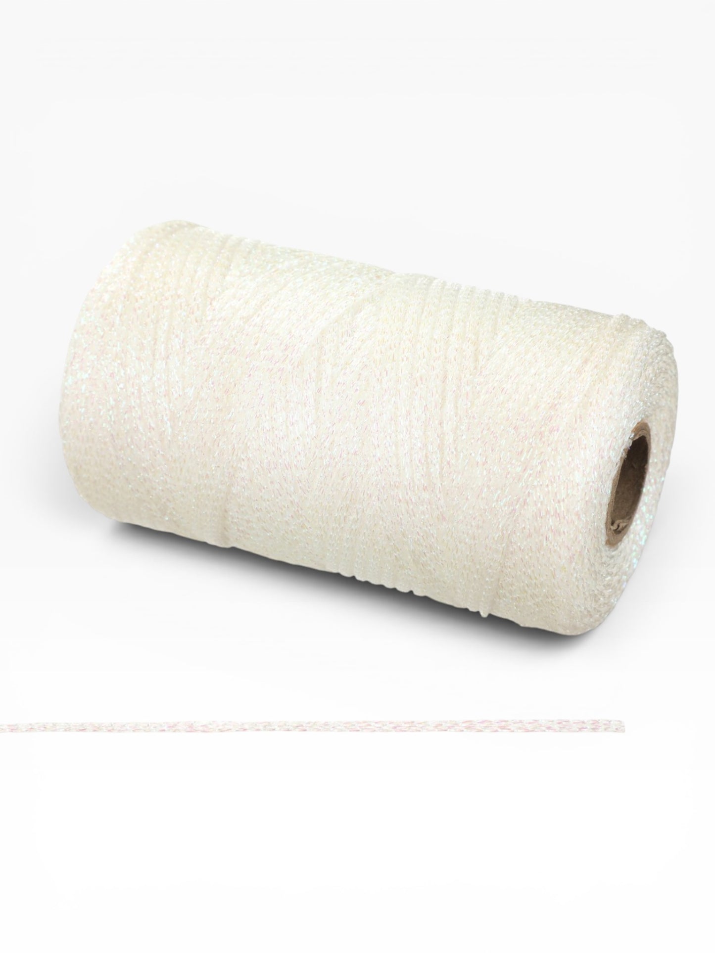 Cordino Lurex Brillante 3mm 200g – Filato Metallizzato 240m per Borse, Accessori e Progetti Handmade