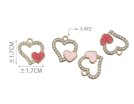 Charms Decorativi in Metallo Smaltato per Borse – Accessori Pendenti Colorati in Diverse Varianti
