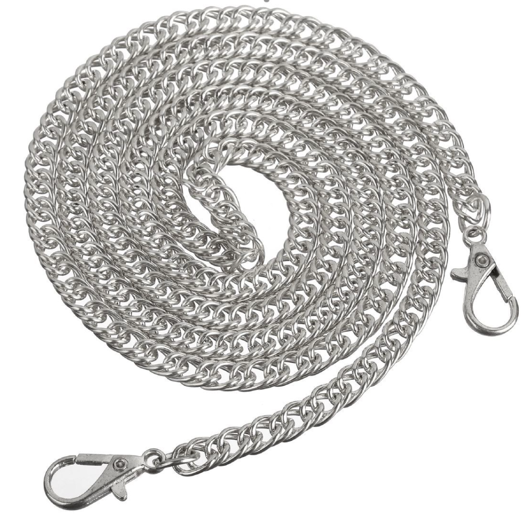 Catena per Borsa in Metallo 120 cm – Tracolla Elegante per Borse Handmade in Diverse Varianti