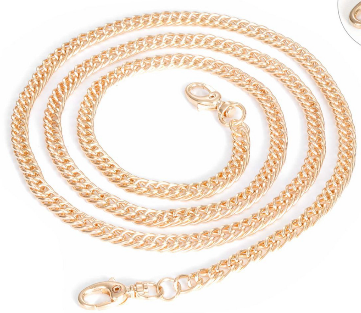 Catena per Borsa in Metallo 120 cm – Tracolla Elegante per Borse Handmade in Diverse Varianti