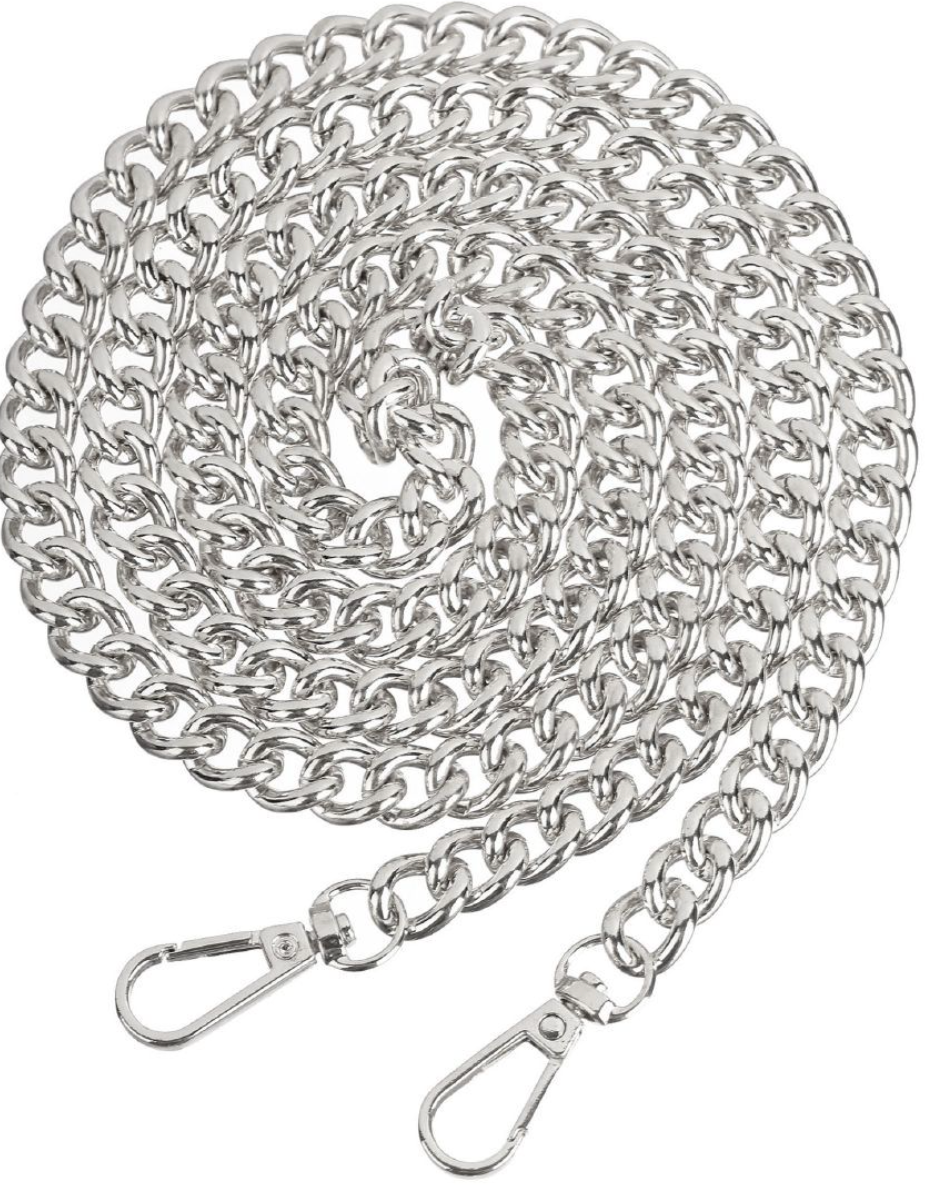 Catena per Borsa in Metallo 120 cm – Tracolla Elegante per Borse Handmade in Diverse Varianti