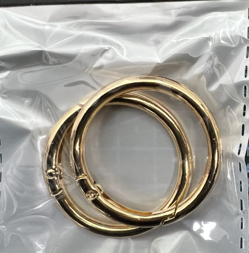 Moschettone Rotondo a Scatto – Anello Apribile per Borse e Accessori