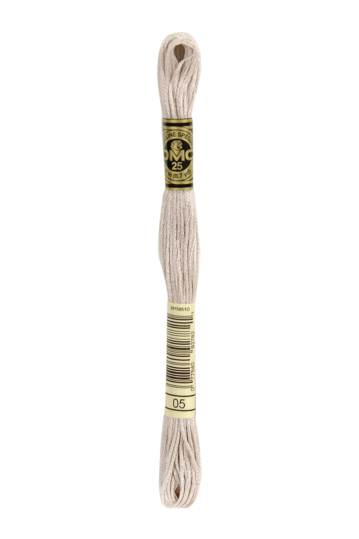 DMC Mouliné Spécial 25, colore 05, matassina da 8 metri, 100% cotone