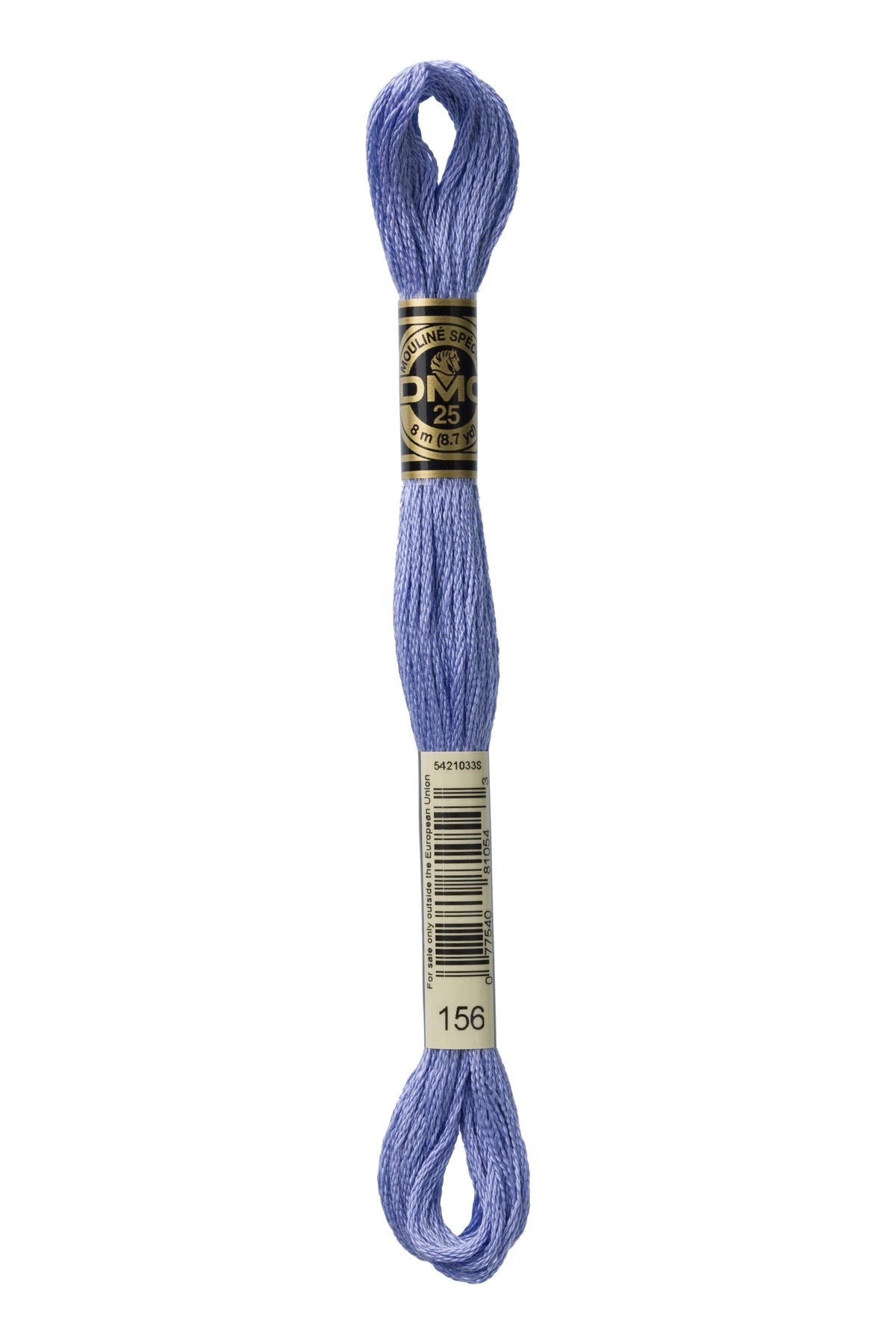 DMC Mouliné Spécial 25, colore 156, matassina da 8 metri, 100% cotone