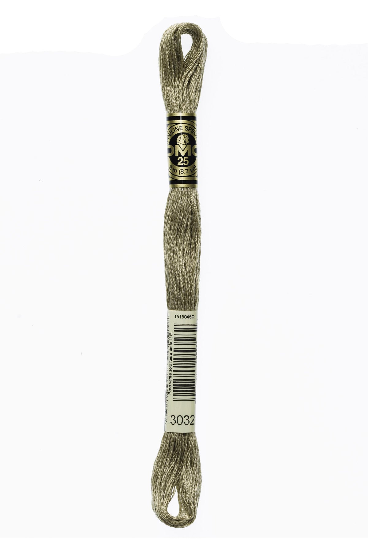 DMC Mouliné Spécial 25, colore 3032, matassina da 8 metri, 100% cotone
