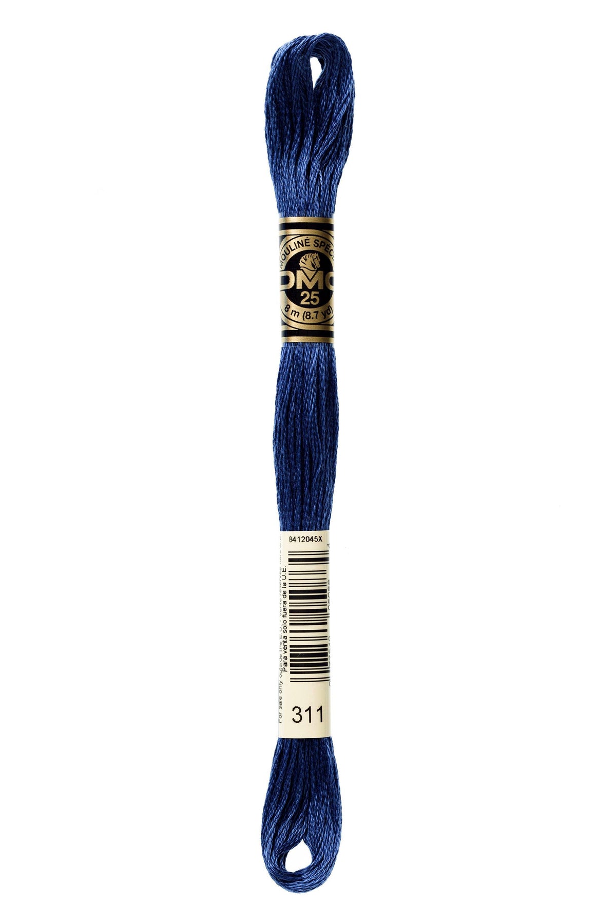 DMC Mouliné Spécial 25, colore 311, matassina da 8 metri, 100% cotone