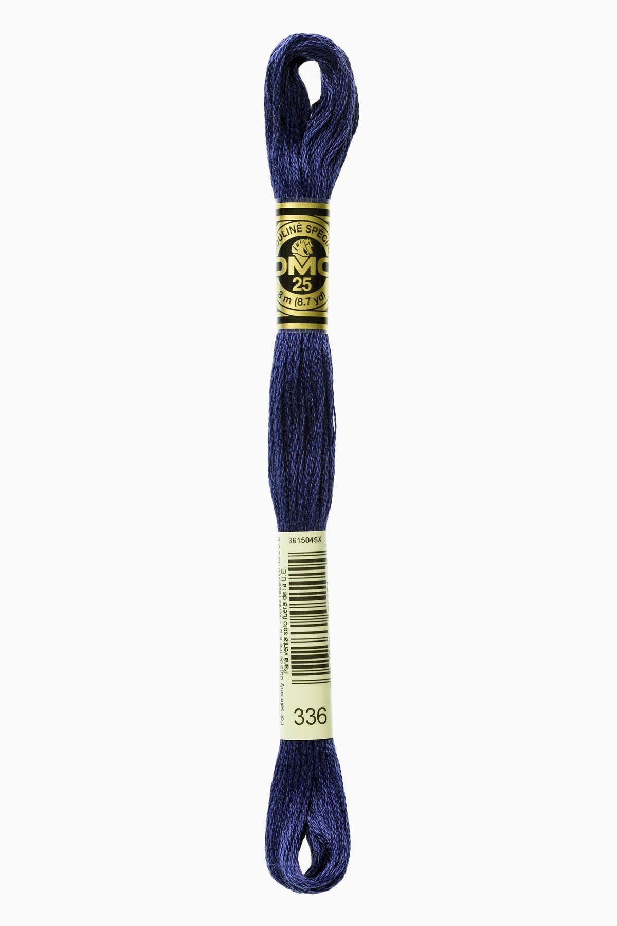 DMC Mouliné Spécial 25, colore 336, matassina da 8 metri, 100% cotone
