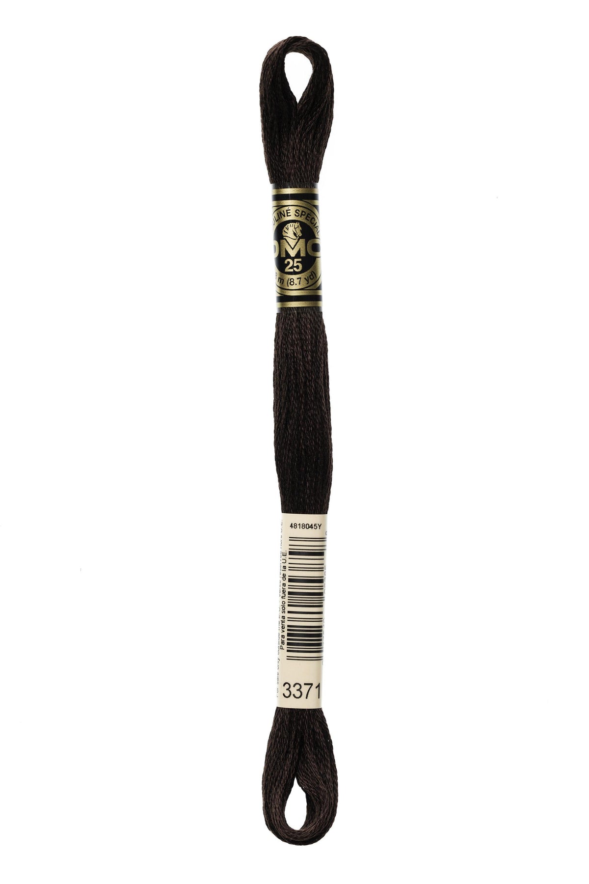 DMC Mouliné Spécial 25, colore 3371, matassina da 8 metri, 100% cotone