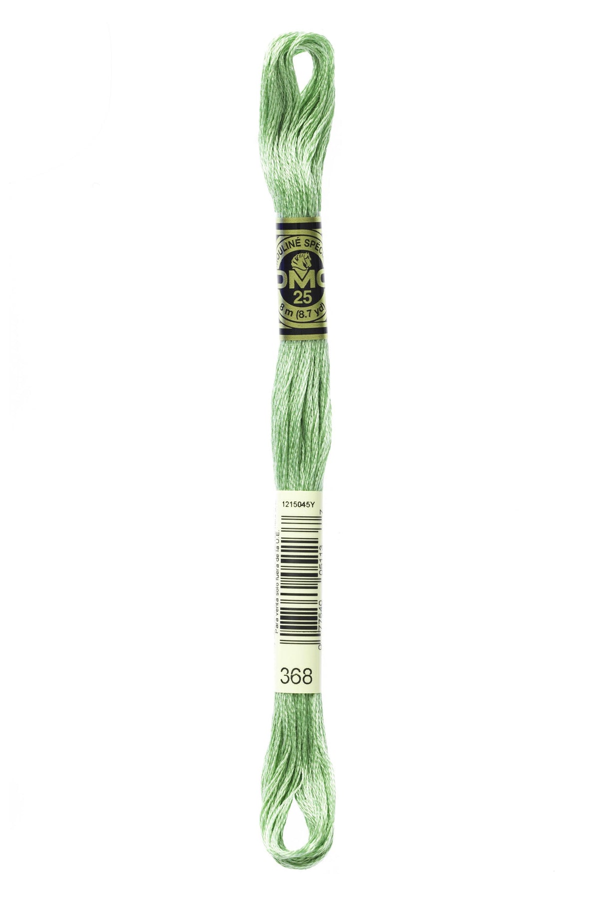 DMC Mouliné Spécial 25, colore 368, matassina da 8 metri, 100% cotone