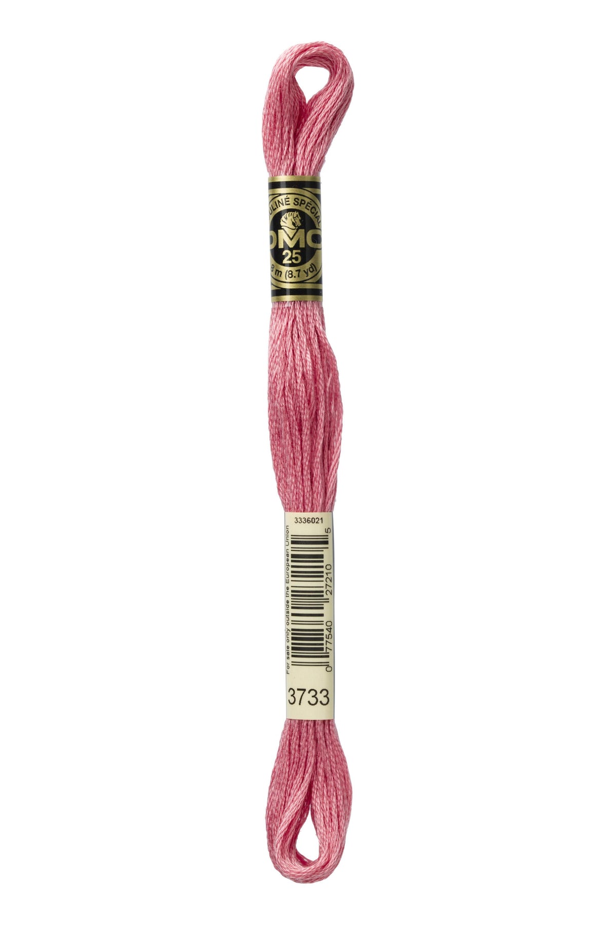 DMC Mouliné Spécial 25, colore 3733, matassina da 8 metri, 100% cotone