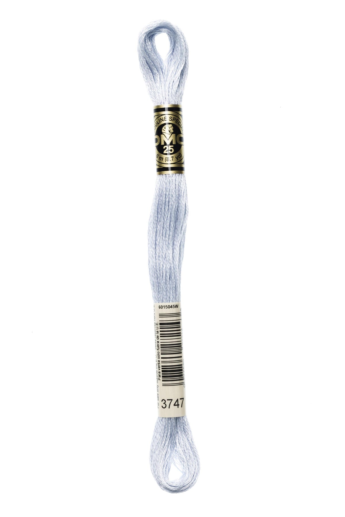 DMC Mouliné Spécial 25, colore 3747, matassina da 8 metri, 100% cotone