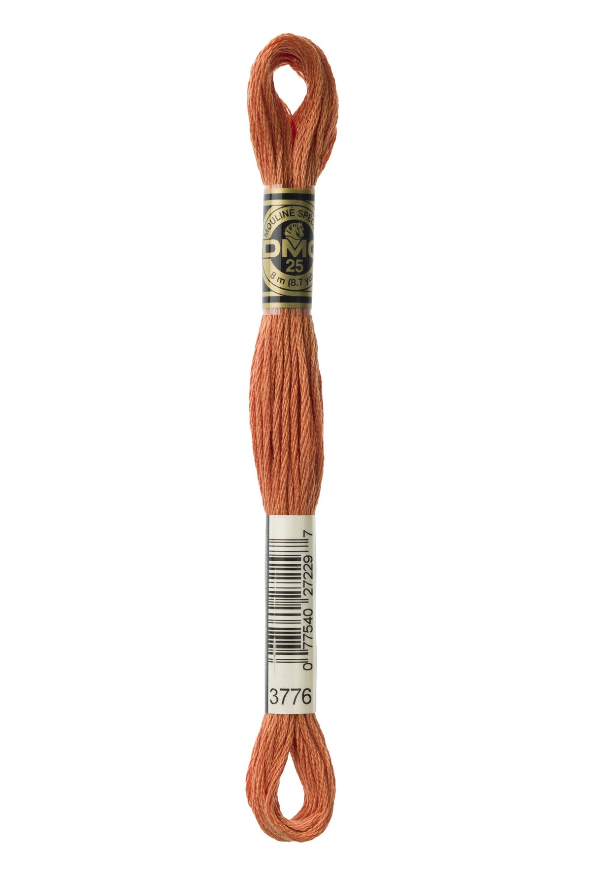 DMC Mouliné Spécial 25, colore 3776, matassina da 8 metri, 100% cotone