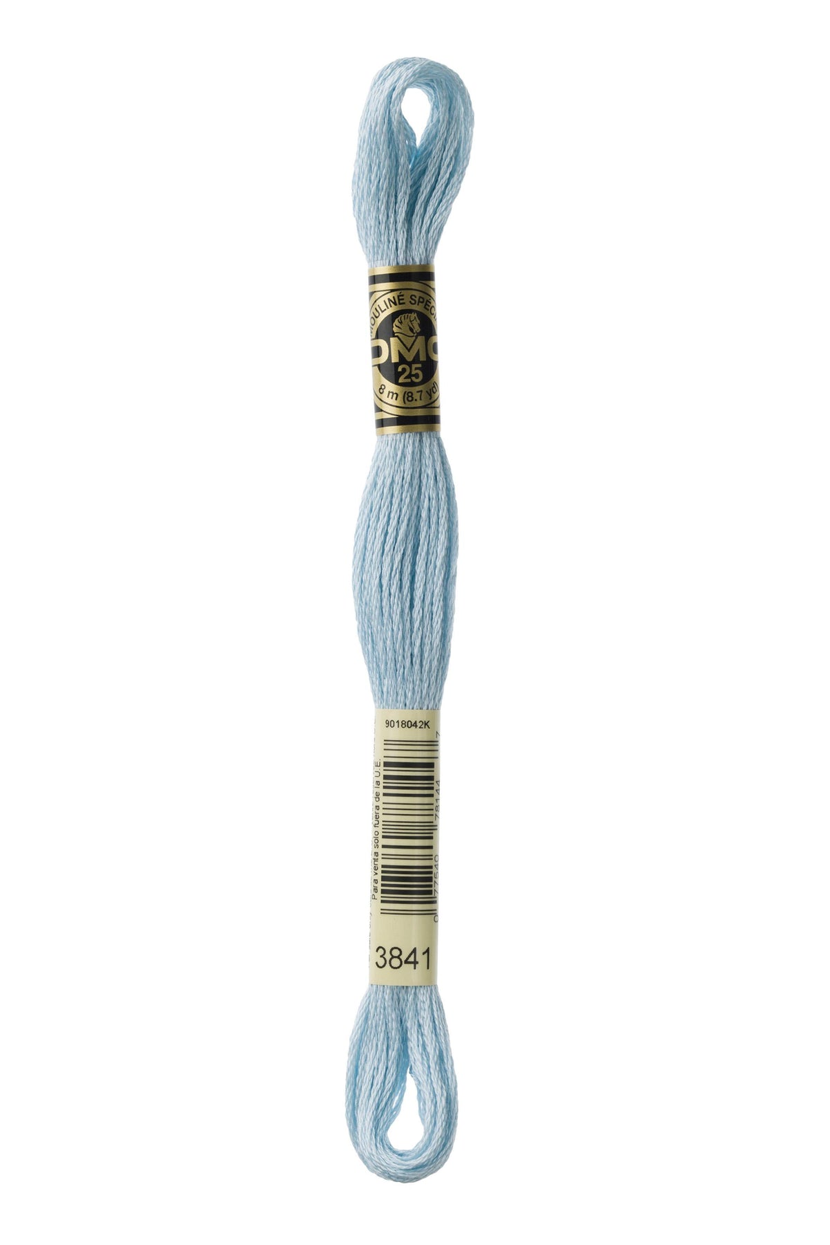 DMC Mouliné Spécial 25, colore 3841, matassina da 8 metri, 100% cotone
