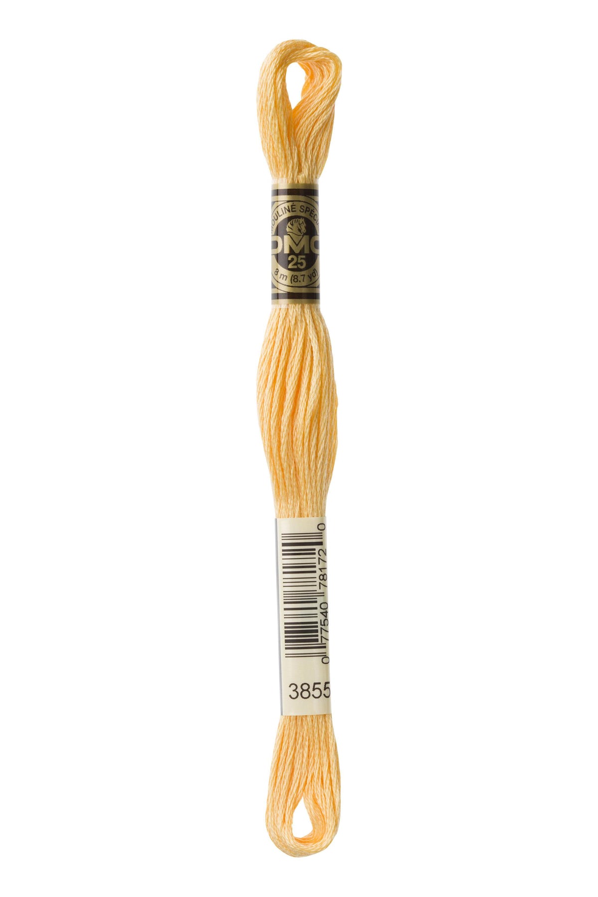 DMC Mouliné Spécial 25, colore 3855, matassina da 8 metri, 100% cotone