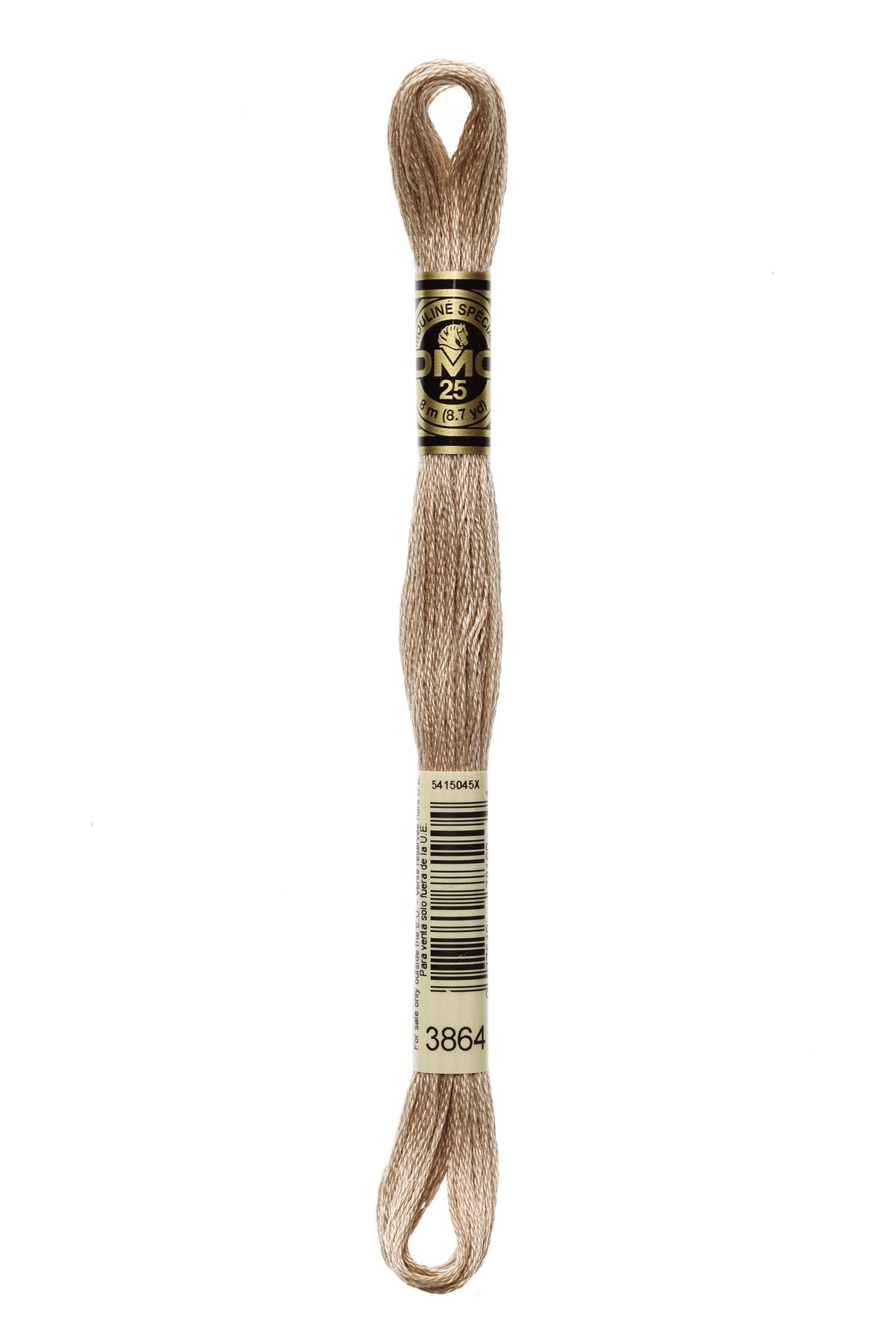 DMC Mouliné Spécial 25, colore 3864, matassina da 8 metri, 100% cotone
