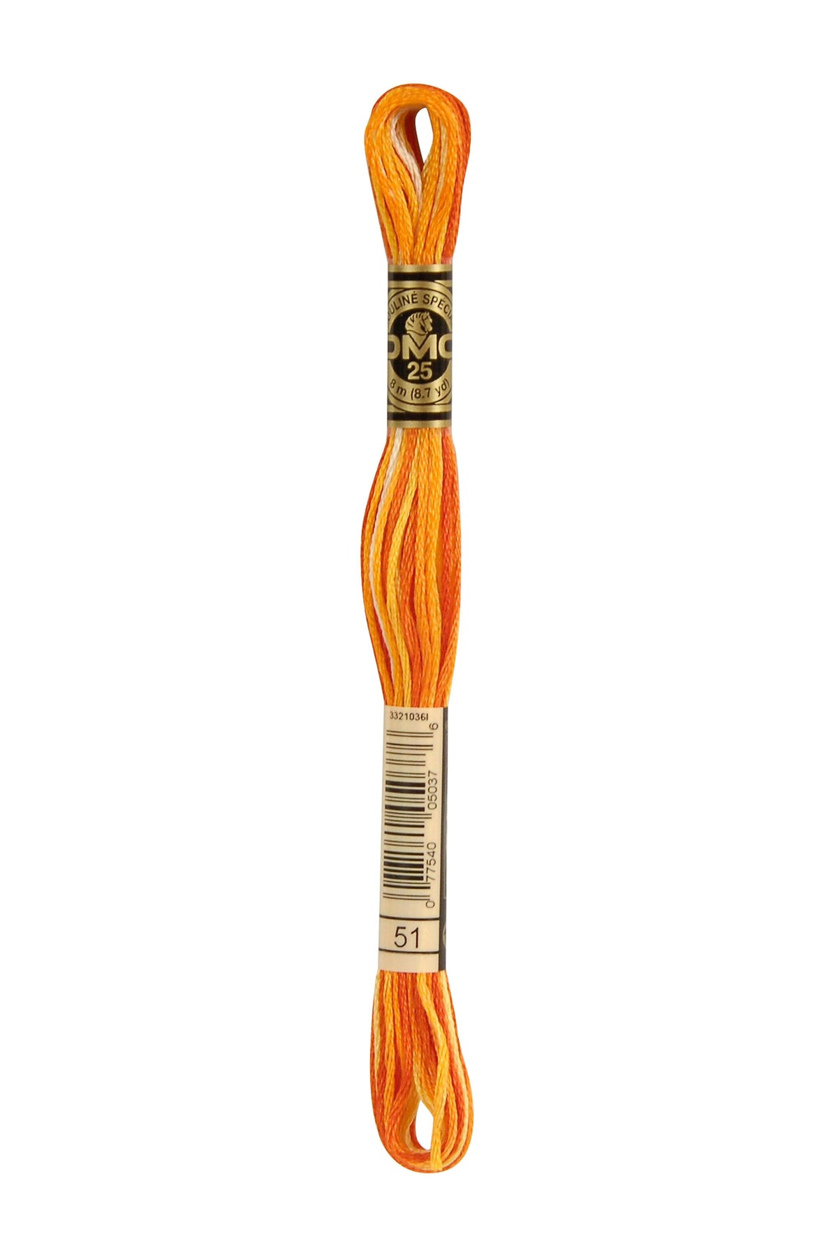 DMC Mouliné Spécial 25, colore 51, matassina da 8 metri, 100% cotone