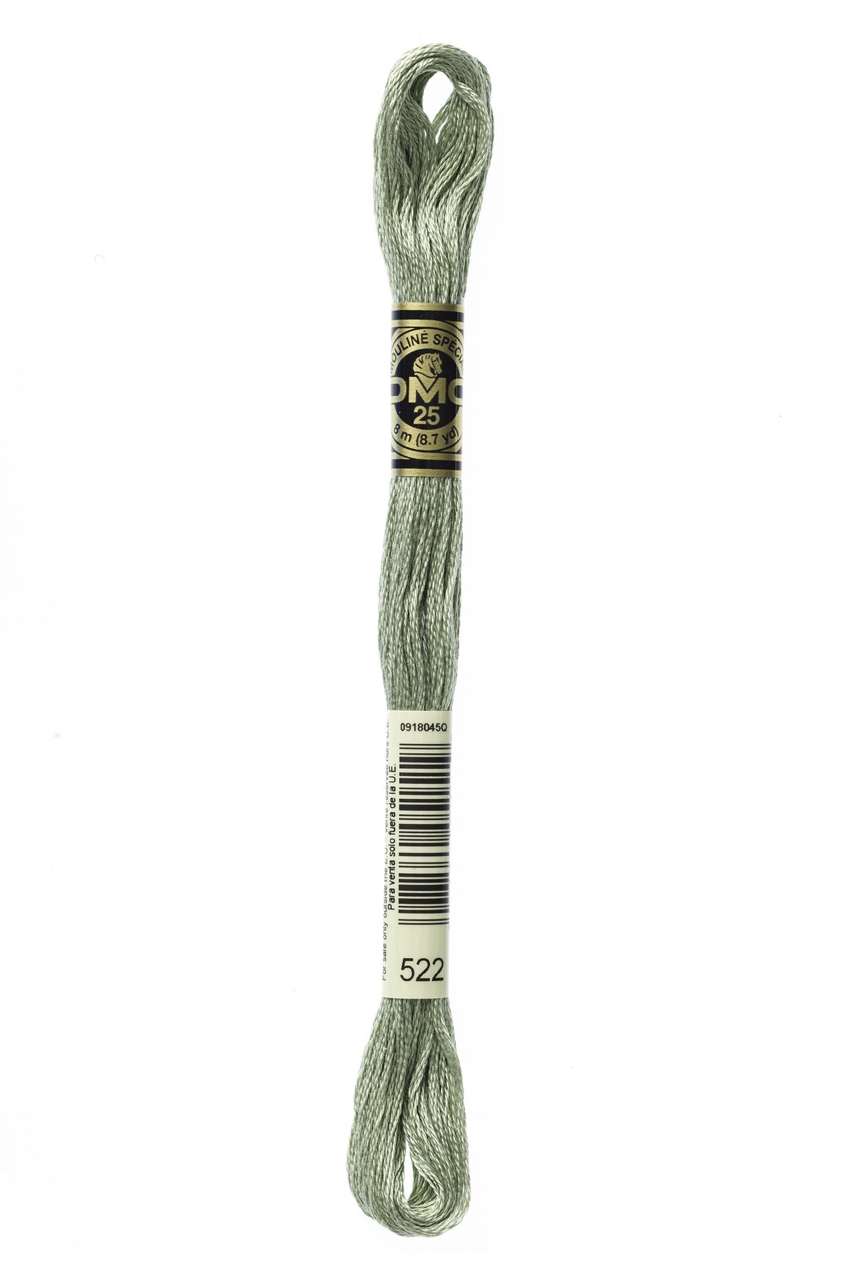 DMC Mouliné Spécial 25, colore 522, matassina da 8 metri, 100% cotone