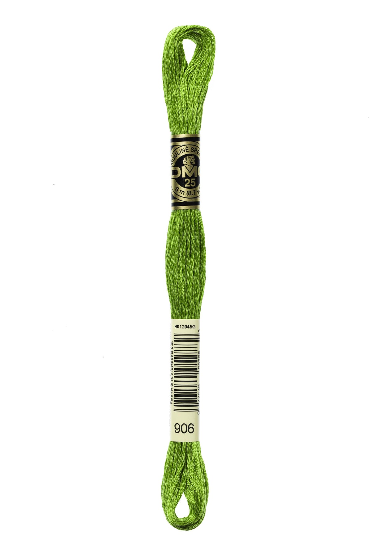 DMC Mouliné Spécial 25, colore 906, matassina da 8 metri, 100% cotone