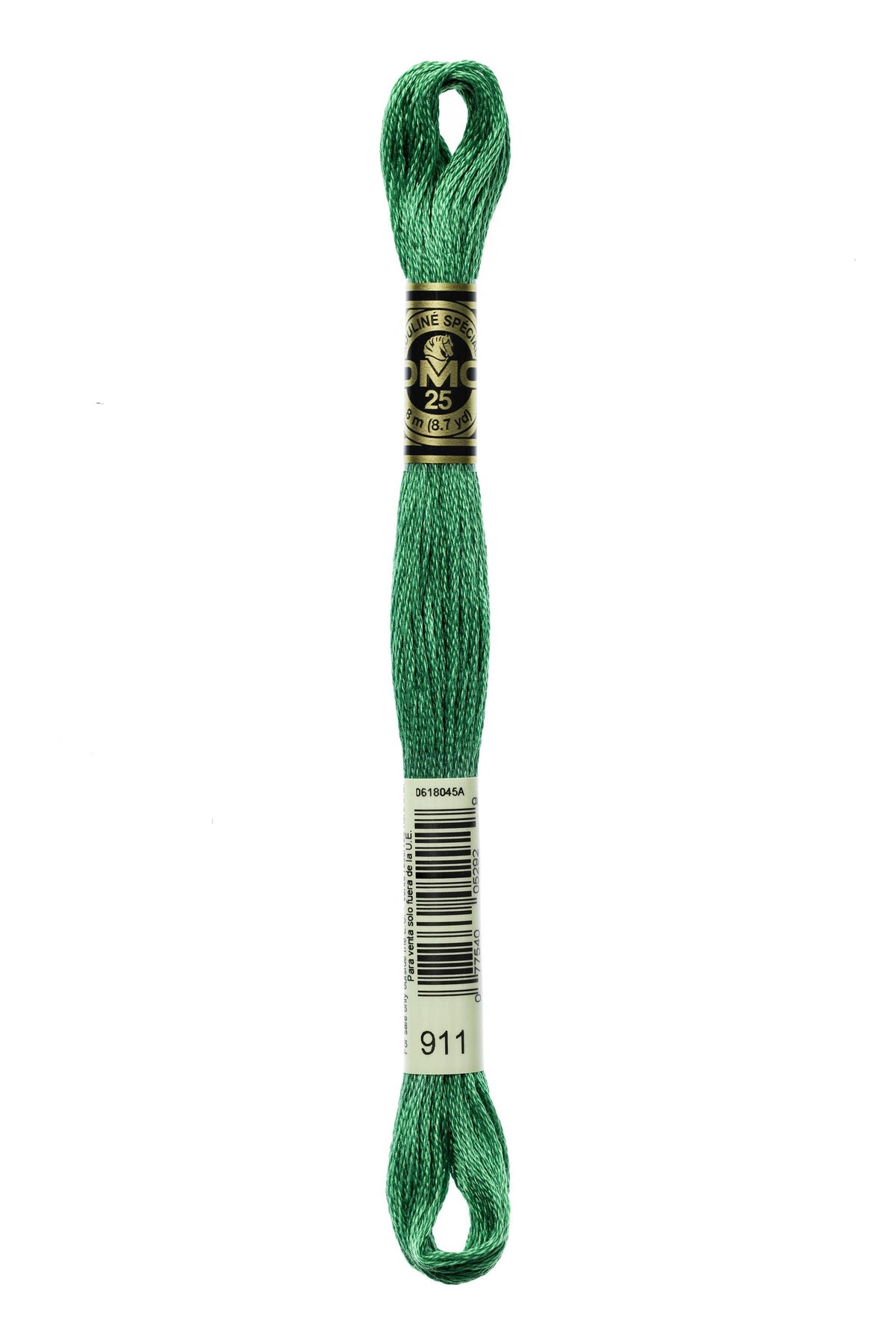 DMC Mouliné Spécial 25, colore 911, matassina da 8 metri, 100% cotone
