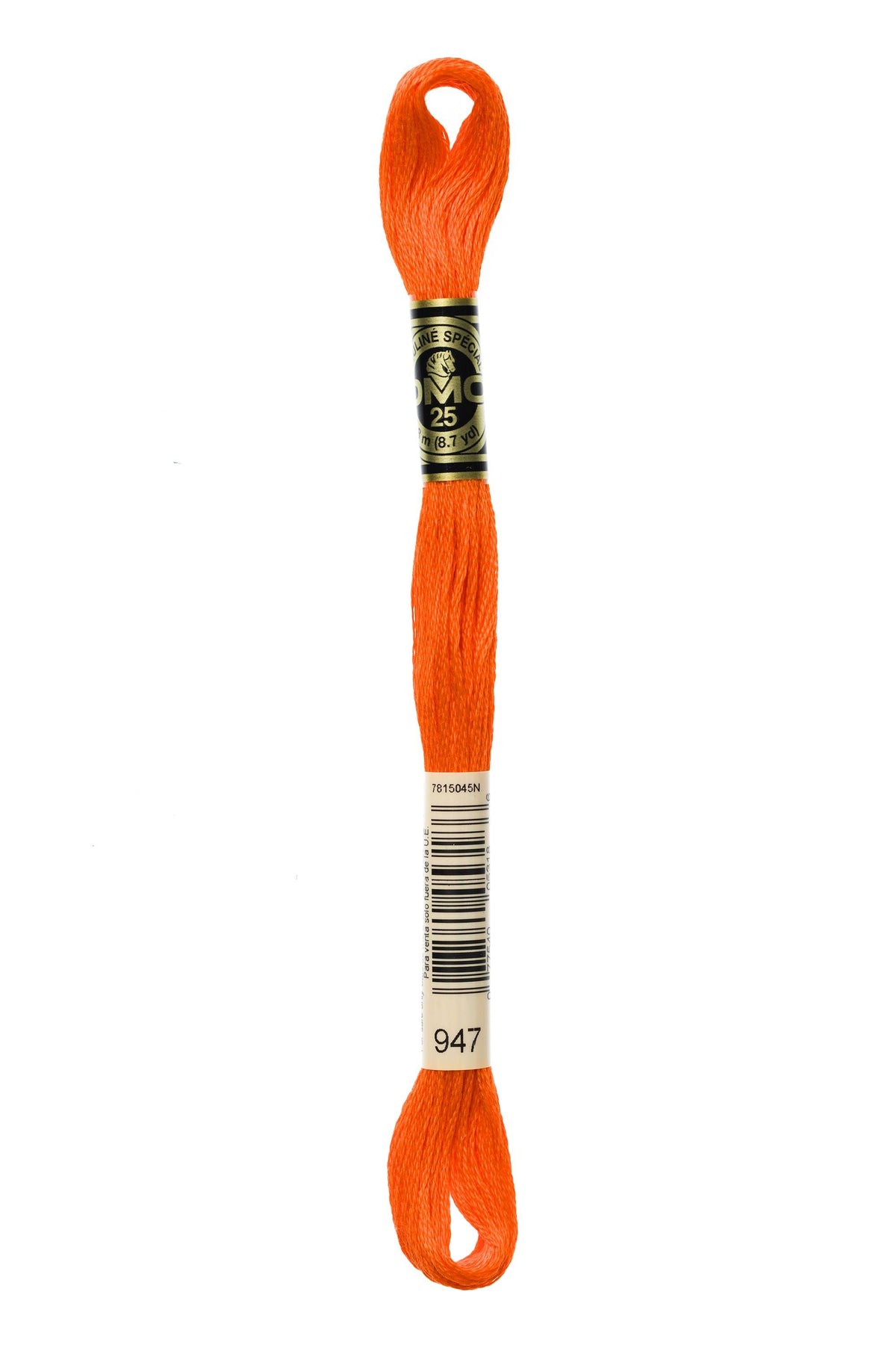 DMC Mouliné Spécial 25, colore 947, matassina da 8 metri, 100% cotone