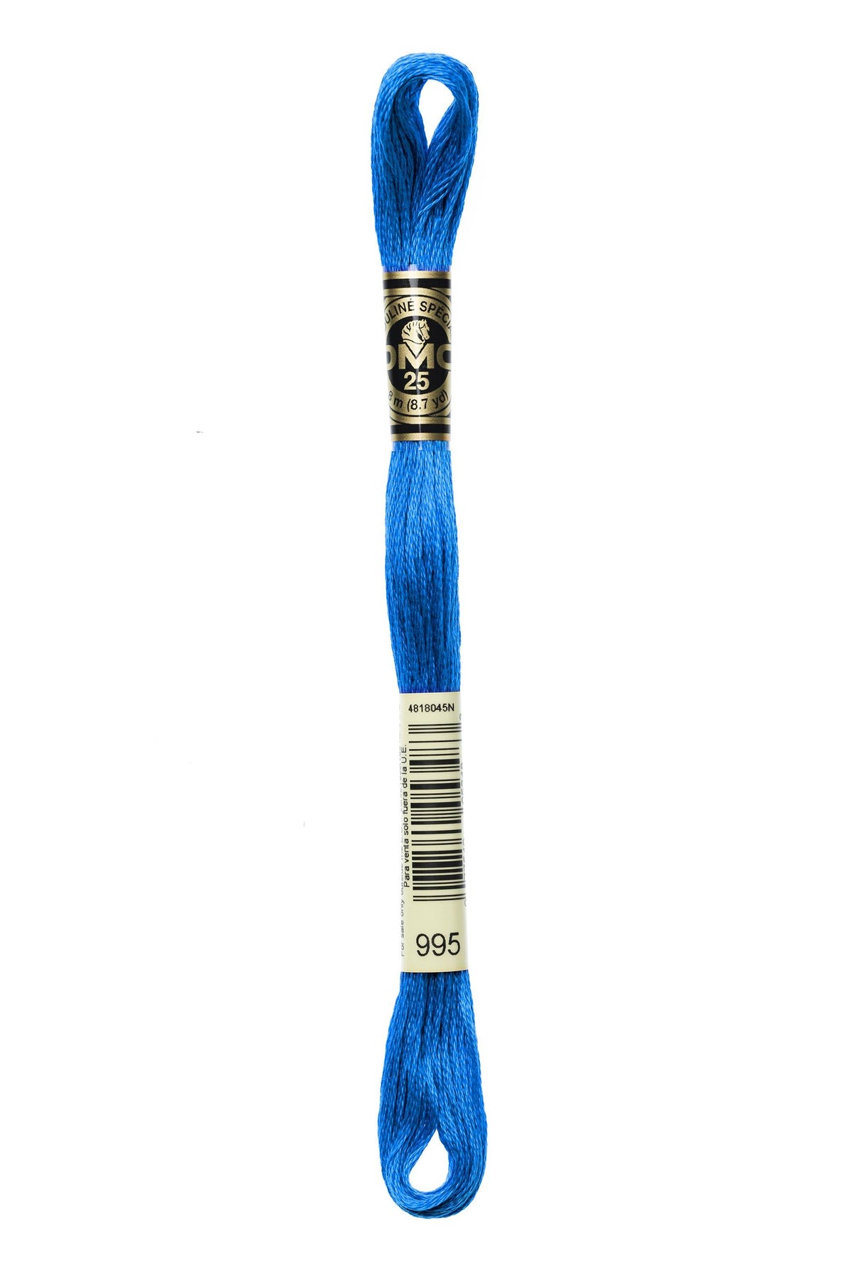 DMC Mouliné Spécial 25, colore 995, matassina da 8 metri, 100% cotone