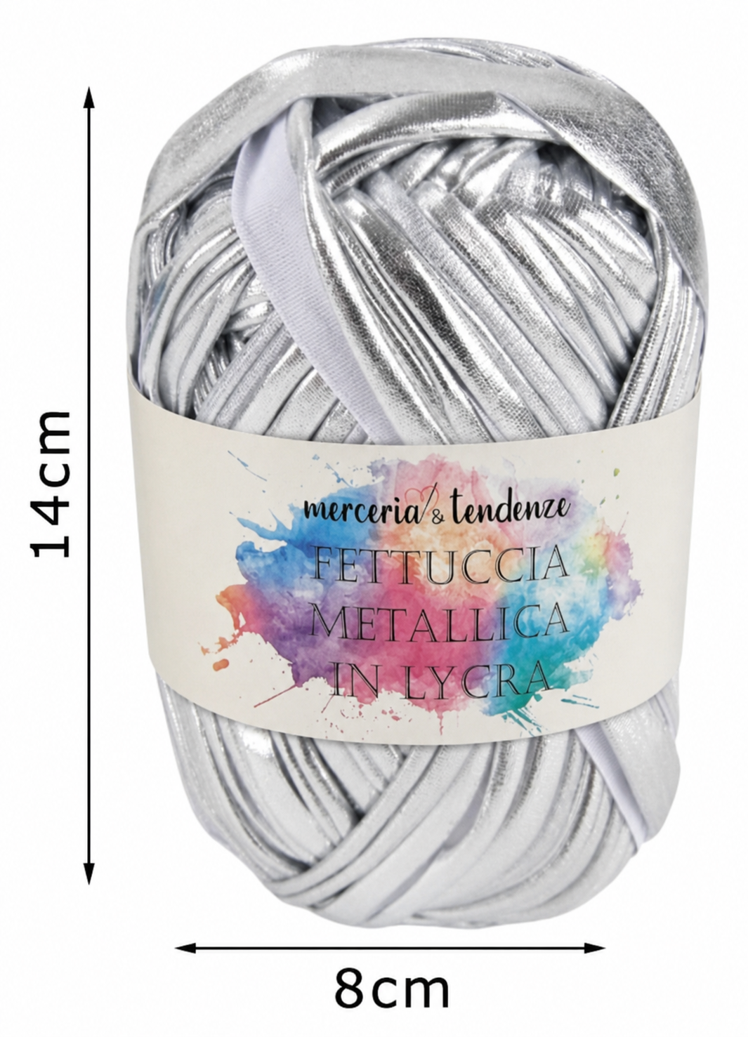 MetalLycra Ribbon 100g ball 45 meters long