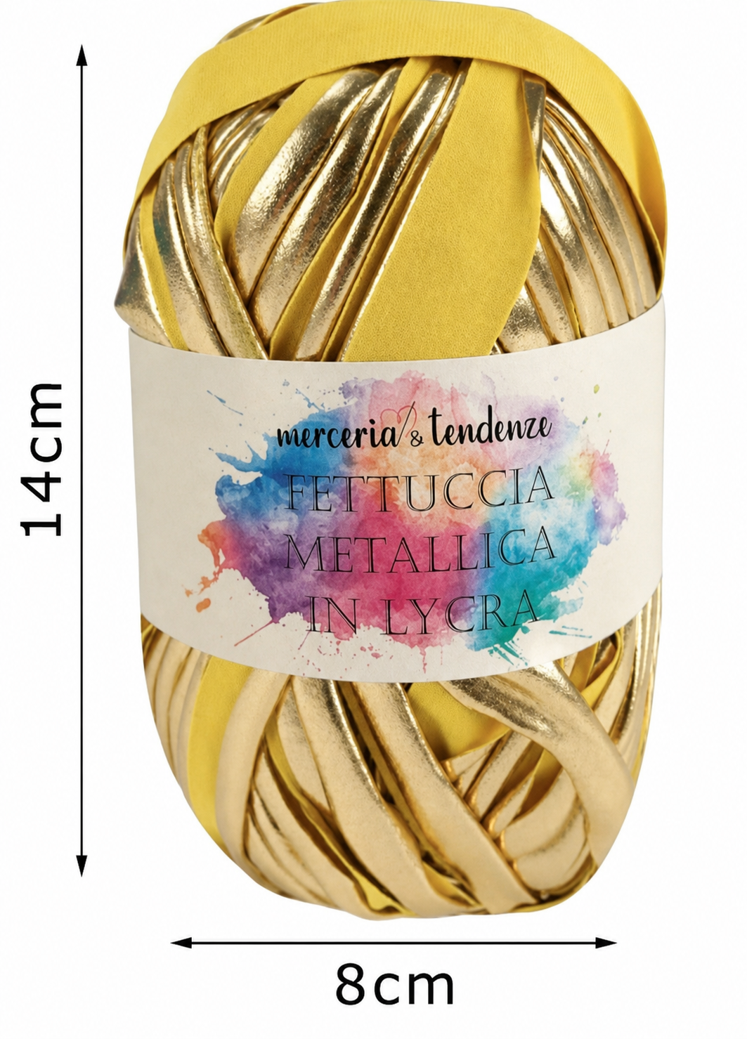 MetalLycra Ribbon 100g ball 45 meters long