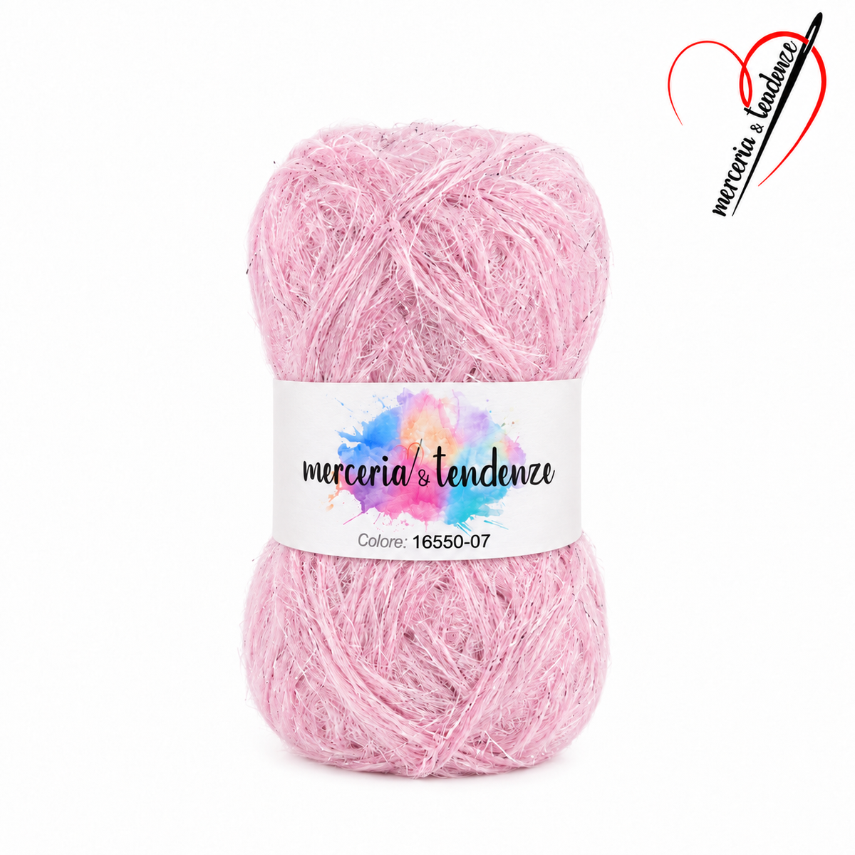 Filato Frangiato Lurex Rosa Confetto – 16550-07