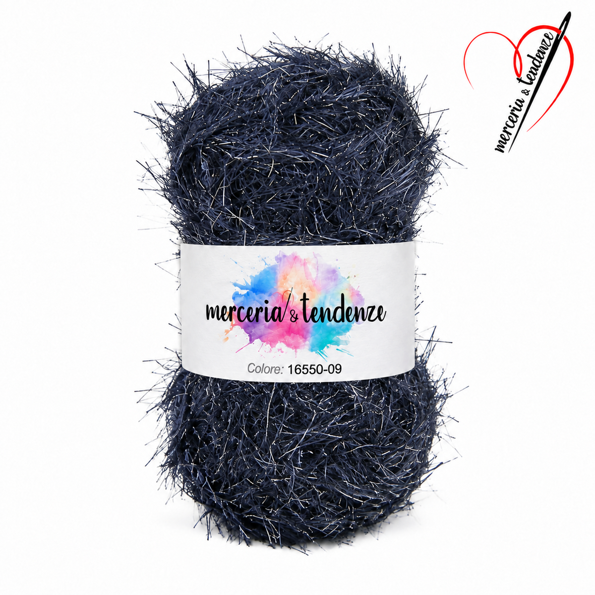 Filato Frangiato Lurex Blu Notte – 16550-09