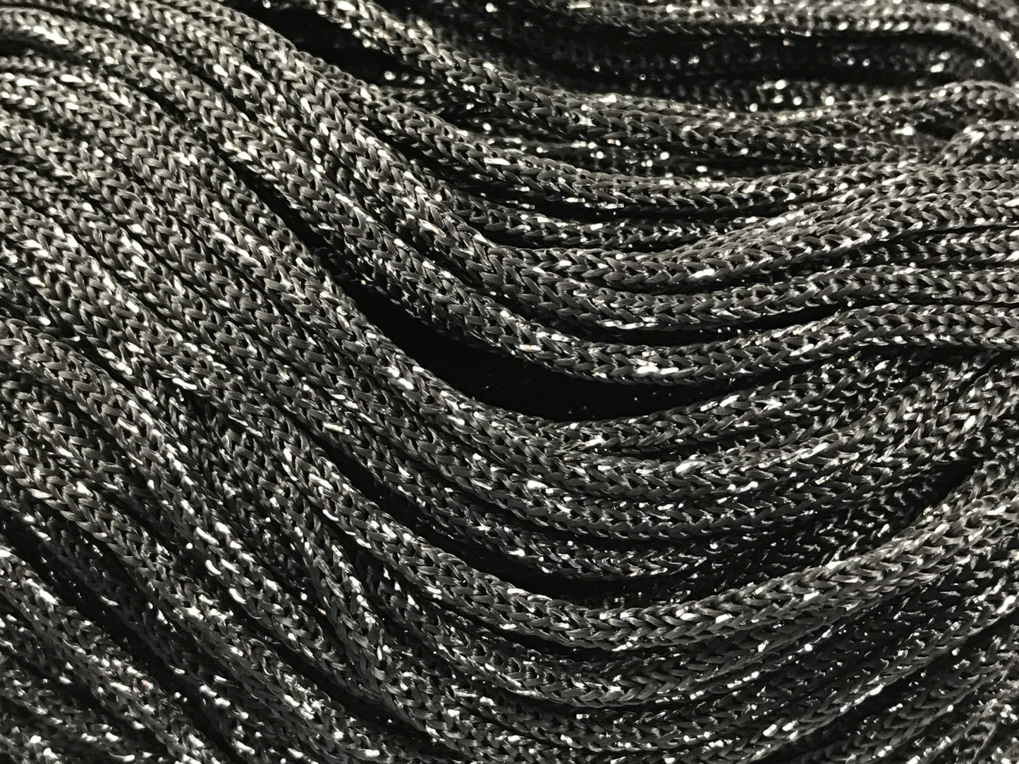 SWAN BLACK GLITTER CORD 500 Grams 