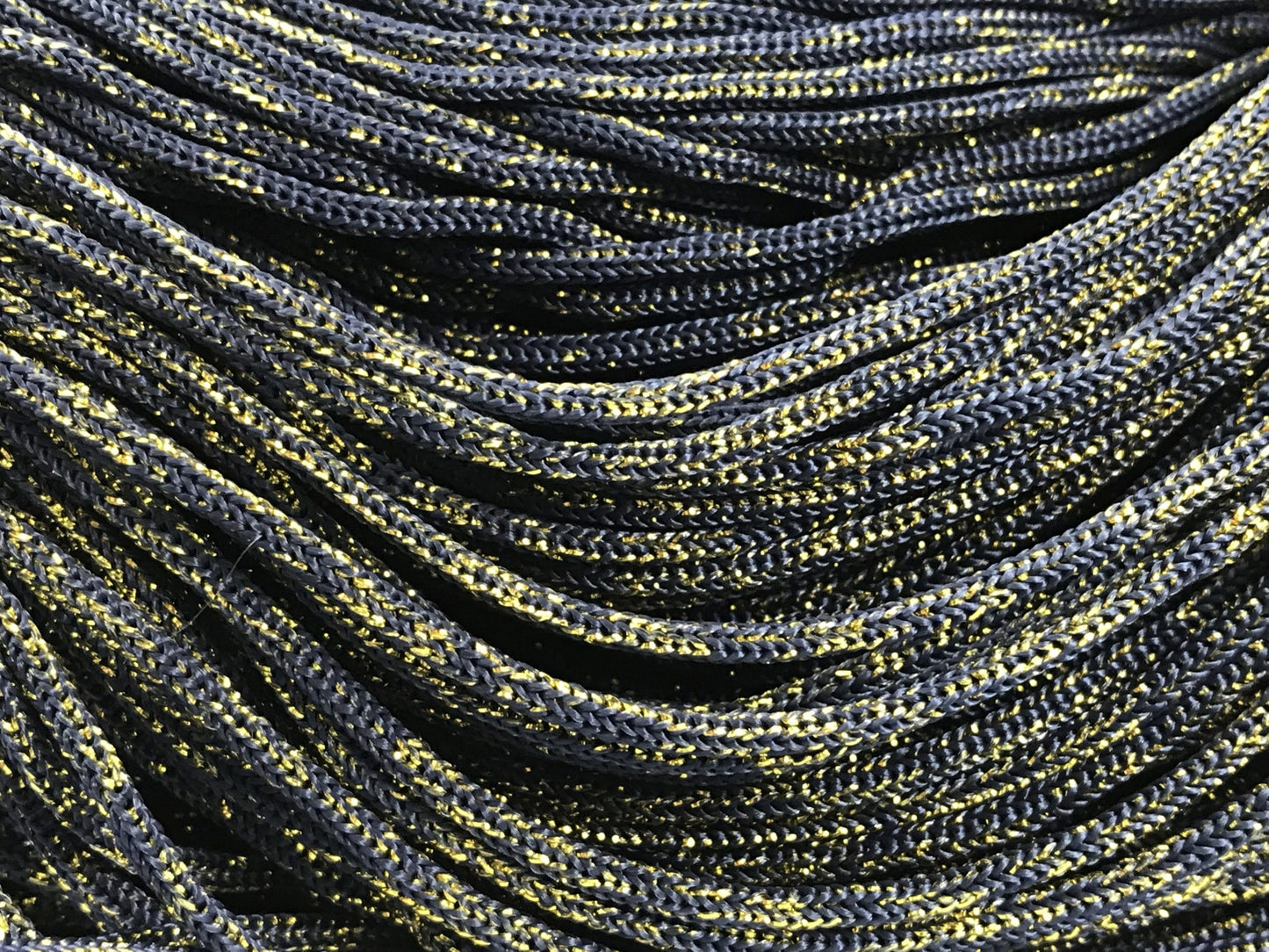 SWAN BLACK GLITTER CORD 500 Grams 